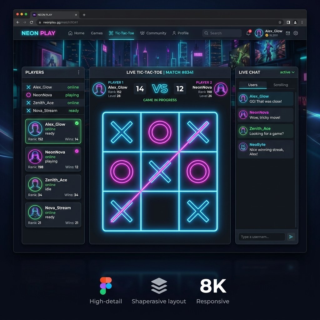 Real-Time Multiplayer Tic Tac Toe