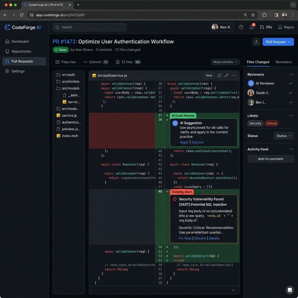 CodeForge — AI Code Review Assistant