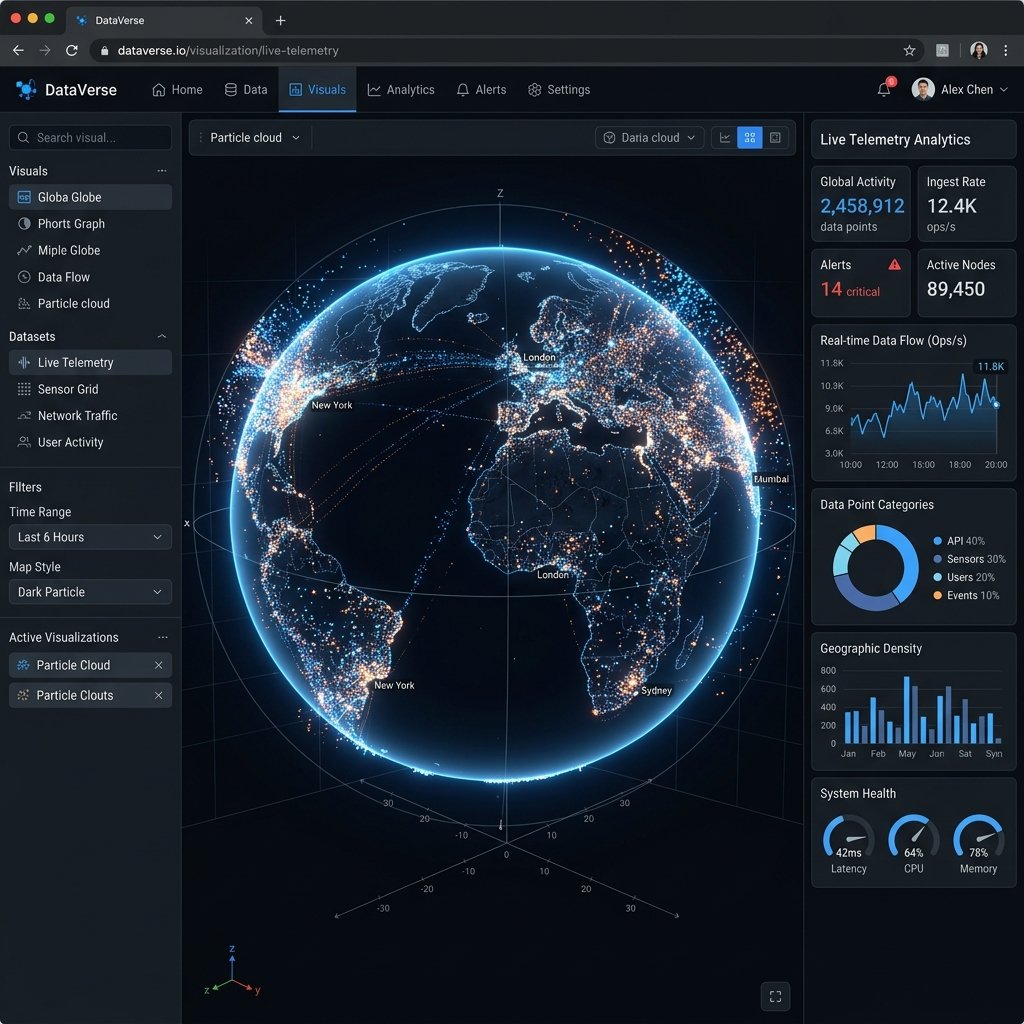 DataVerse — Real-Time Data Visualization Platform