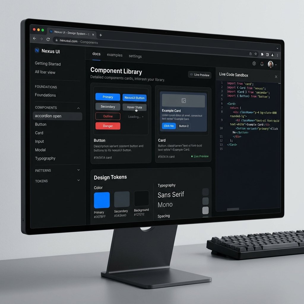QuantumUI — Design System & Component Library